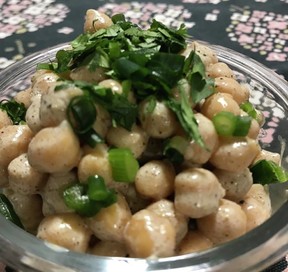 インドのひよこ豆のサラダのレシピ