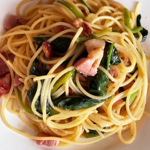 ジョリパ風 ほうれん草ベーコン和風パスタ レシピ 作り方 By ゆっせさん クックパッド 簡単おいしいみんなのレシピが352万品