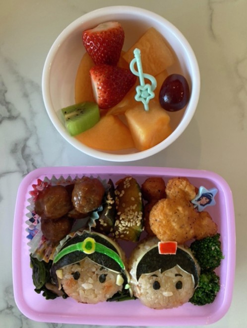 ツムツム アラジンとジャスミン弁当 レシピ 作り方 By Chami558 クックパッド 簡単おいしいみんなのレシピが378万品