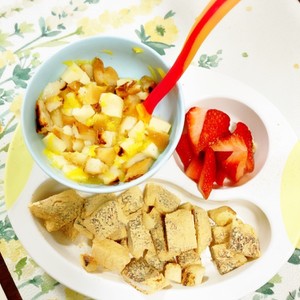 離乳食 後期 楽チンてづかみ食パン レシピ 作り方 By 彩悠のママ クックパッド 簡単おいしいみんなのレシピが360万品