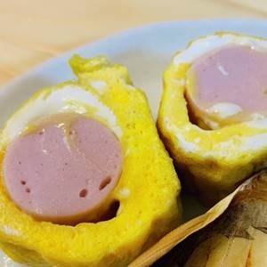 お弁当に 魚肉ソーセージ入り卵焼き レシピ 作り方 By 丸善マルうまレシピ クックパッド 簡単おいしいみんなのレシピが352万品