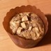 米粉で作る☆チョコバナナマフィン。