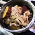 豚こま肉とさつま芋の生姜焼き簡単節約弁当
