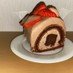 とろける〜♪シフォンのチョコロールケーキ