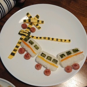 踏切好きな息子へ 2歳バースデープレート レシピ 作り方 By のよっこ クックパッド 簡単おいしいみんなのレシピが354万品