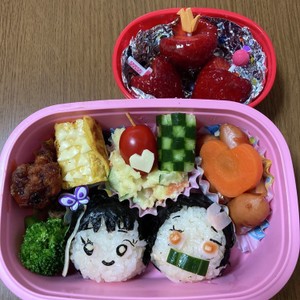 簡単 鬼滅の刃キャラ弁ねずこ カナヲ レシピ 作り方 By クックgb555e クックパッド 簡単おいしいみんなのレシピが361万品