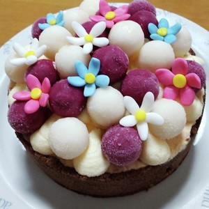 お誕生日や記念日に カラフルアイスケーキ レシピ 作り方 By たはぴのかか クックパッド 簡単おいしいみんなのレシピが360万品
