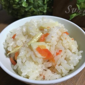 たけのこご飯 レシピ 人気 3合 白だし