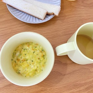 離乳食中期 かぼちゃミルクパン粥 レシピ 作り方 By こだしー クックパッド 簡単おいしいみんなのレシピが360万品