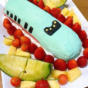 新幹線 はやぶさケーキ レシピ 作り方 By Shokomam22 クックパッド 簡単おいしいみんなのレシピが360万品