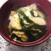 にらとえのきの中華たまごスープ