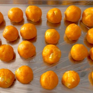 子供のお弁当に かぼちゃのチーズボール レシピ 作り方 By 桃のやさしい薫り クックパッド 簡単おいしいみんなのレシピが359万品