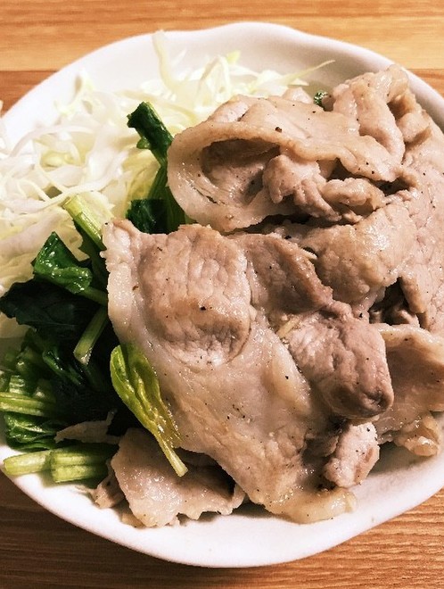 簡単 絶品 豚こま肉の塩胡椒炒め レシピ 作り方 By たったふたりのｒ クックパッド 簡単おいしいみんなのレシピが377万品
