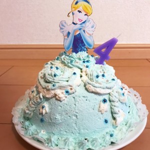 簡単 プリンセスの誕生日ケーキ レシピ 作り方 By ティア05 クックパッド 簡単おいしいみんなのレシピが358万品