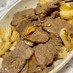 牛肉と長芋のおろしぽん酢ステーキ