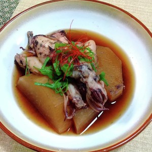 豆イカで 大根とイカの煮物 レシピ 作り方 By おれんじでびる クックパッド 簡単おいしいみんなのレシピが356万品