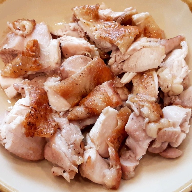 油いらず 簡単鶏もも肉の塩焼き レシピ 作り方 By Harupn クックパッド 簡単おいしいみんなのレシピが360万品