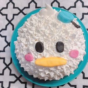 ツムツム ドナルドのドーム型誕生日ケーキ レシピ 作り方 By チャコの母ちゃん クックパッド 簡単おいしいみんなのレシピが359万品