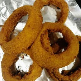 低脂肪ベイクドオニオンリングのレシピ