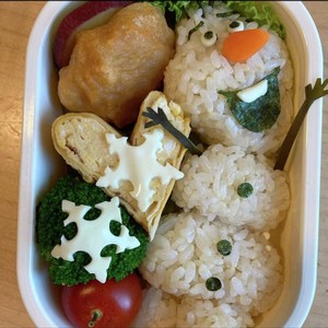簡単かわいいアナ雪 オラフ キャラ弁 レシピ 作り方 By Momo クックパッド 簡単おいしいみんなのレシピが356万品
