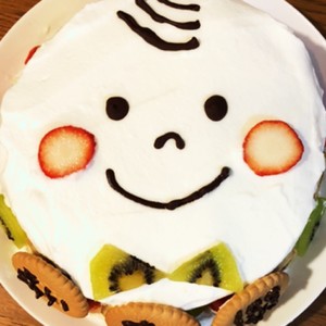 思わず笑みがこぼれる お食い初めケーキ レシピ 作り方 By ひかりを クックパッド 簡単おいしいみんなのレシピが360万品