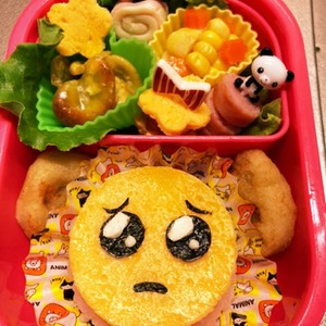 薄焼きたまごで ぴえん キャラ弁 レシピ 作り方 By にｬん吉 クックパッド 簡単おいしいみんなのレシピが363万品