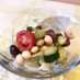 健康オイルで和える♪豆と野菜のサラダ