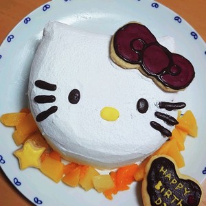 初めてでも簡単 キティちゃん ケーキ レシピ 作り方 By Nonちゃん クックパッド 簡単おいしいみんなのレシピが360万品
