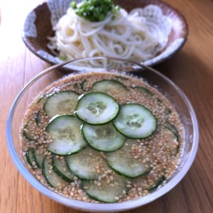きゅうりたっぷりそうめんのごまだれ レシピ 作り方 By Myukitty クックパッド 簡単おいしいみんなのレシピが360万品