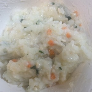 赤ちゃんのクリームリゾット 離乳食中期 レシピ 作り方 By Shino2 クックパッド 簡単おいしいみんなのレシピが360万品