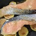 秋鮭とズッキーニの味噌バター焼き