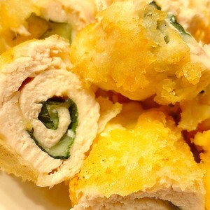 簡単 揚げない ささみと大葉チーズフライ レシピ 作り方 By Miki クックパッド 簡単おいしいみんなのレシピが360万品