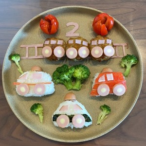 誕生日 幼児食プレート 電車 働く車 のつくれぽ クックパッド 簡単おいしいみんなのレシピが360万品