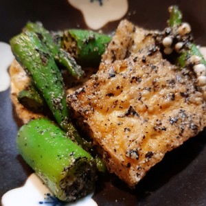 オクラと油揚げのポン酢ごま和え レシピ 作り方 By Komomoもも クックパッド 簡単おいしいみんなのレシピが360万品