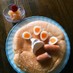 米粉と大豆粉のホットケーキ