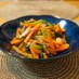 簡単１品♡小松菜と人参のツナ炒め