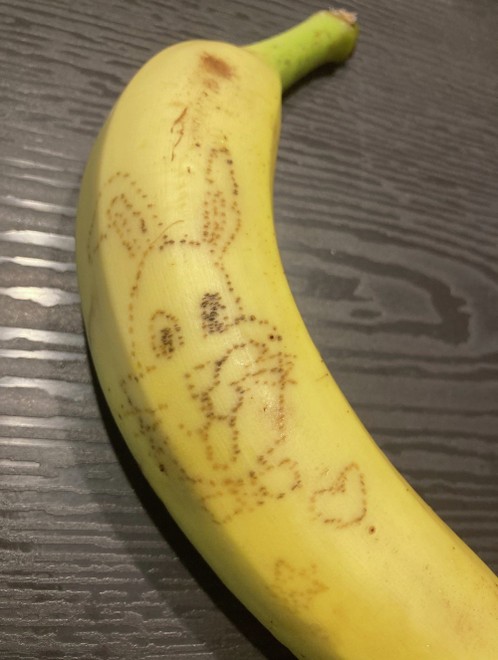 バナナの皮にイラスト レシピ 作り方 By ヨッシーよし丸 クックパッド 簡単おいしいみんなのレシピが374万品
