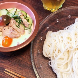 夏 鯖缶のコクうま素麺 レシピ 作り方 By もこもこぱちん クックパッド 簡単おいしいみんなのレシピが360万品