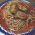 茄子のトマトスパゲティ