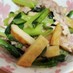 お弁当にも❤小松菜と平天のだし醤油炒め