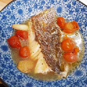 鯛のアクアパッツァ あさりなし レシピ 作り方 By Udteru クックパッド 簡単おいしいみんなのレシピが360万品