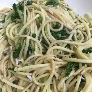 水菜としらすのスパゲッティ レシピ 作り方 By ことりさん クックパッド 簡単おいしいみんなのレシピが367万品