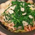 豚肉と白菜とモヤシとニラの旨辛鍋