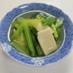 小松菜と高野豆腐の煮びたし