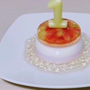 １歳の誕生日に ゼリーケーキ レシピ 作り方 By えみだいとまひな クックパッド 簡単おいしいみんなのレシピが368万品