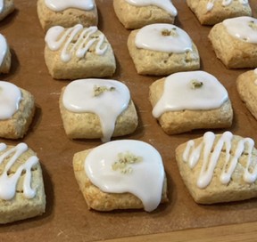 レモンクランベリースコーンのレシピ