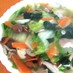 白いご飯に♡春野菜の八宝菜