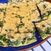 カリカリチーズとホウレン草のチヂミ