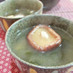 生椎茸とわかめの味噌汁