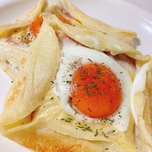 簡単 小麦粉ガレット 朝食 ランチに レシピ 作り方 By 食は人生なり クックパッド 簡単おいしいみんなのレシピが366万品
